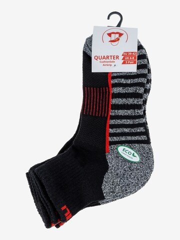 Chili Lifestyle Socken ' Chili Quarter CushionGrip ' in Schwarz