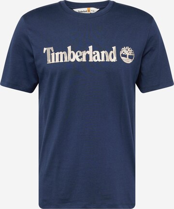 TIMBERLAND Tričko – modrá: přední strana