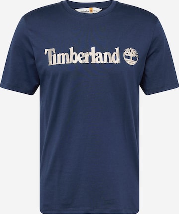 TIMBERLAND - Camisa em azul: frente