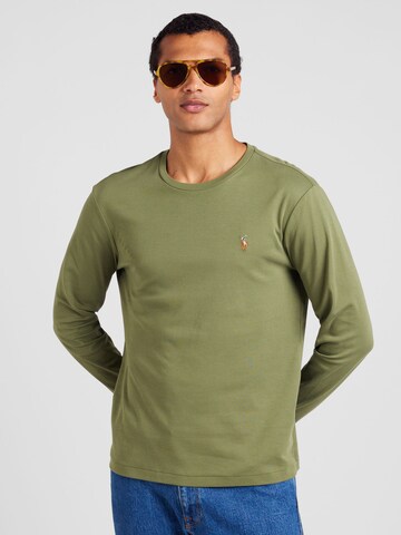Polo Ralph Lauren Regular fit Μπλουζάκι σε πράσινο: μπροστά
