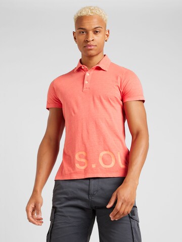 s.Oliver Poloshirt in Orange: Vorderseite