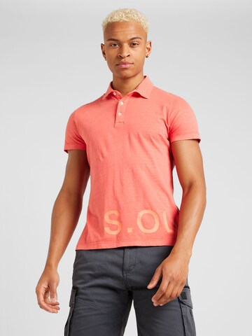 s.Oliver Shirt in Oranje: voorkant