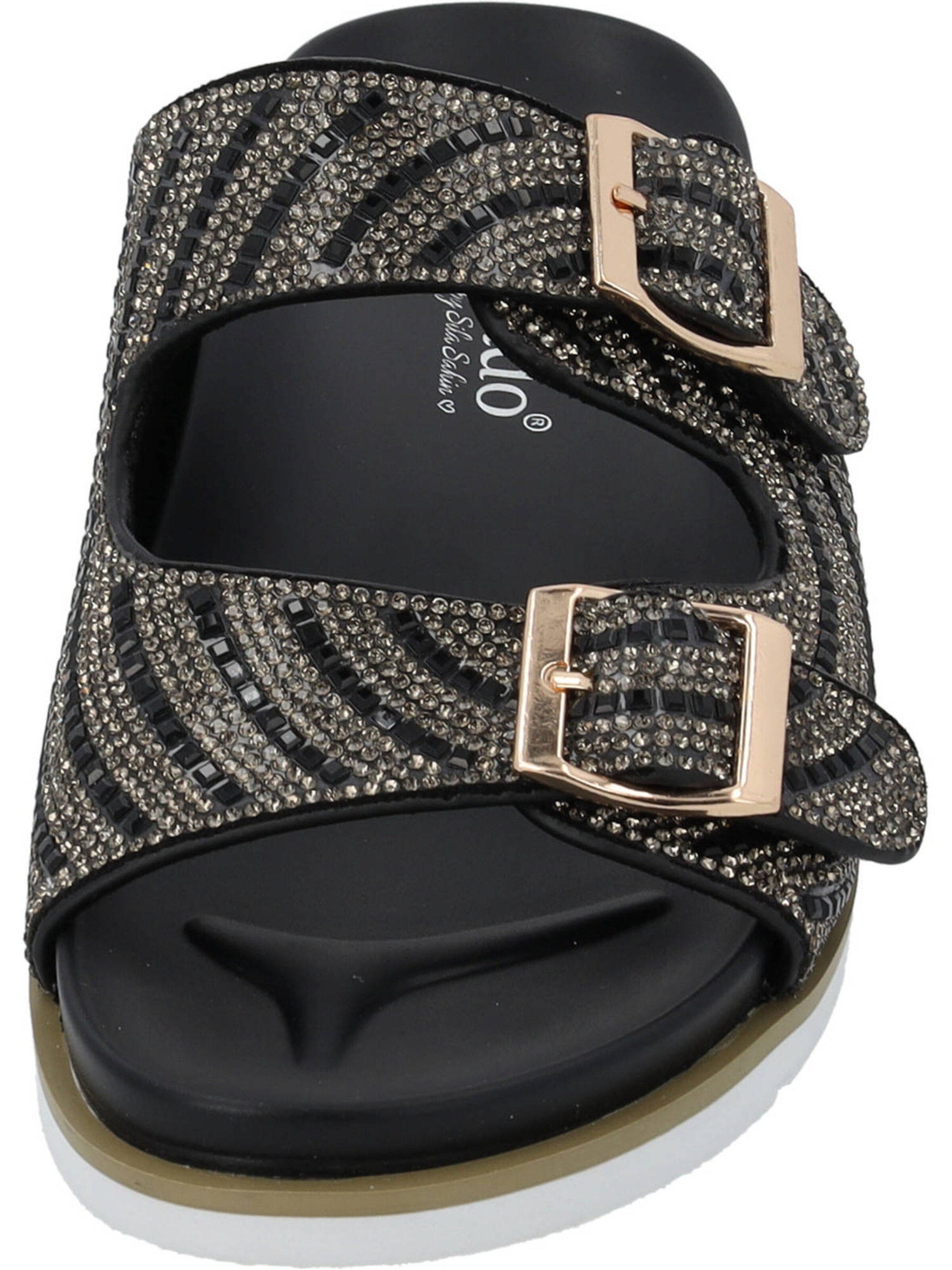 Palado by Sila Sahin Pantolette in Schwarz