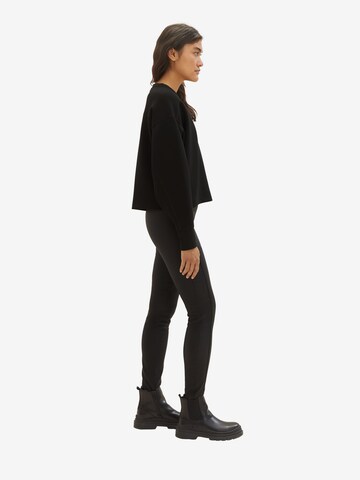 regular Leggings di TOM TAILOR DENIM in nero