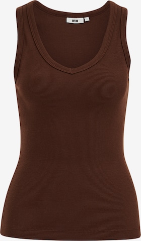 Top di WE Fashion in marrone: frontale