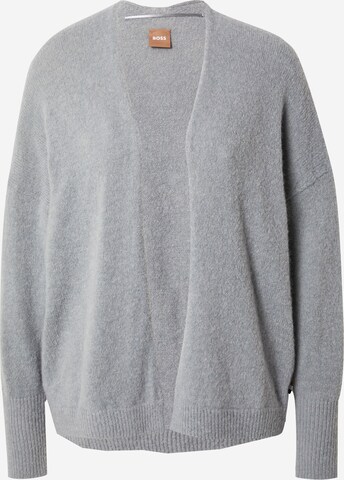 Cardigan 'Falescan' BOSS en gris : devant