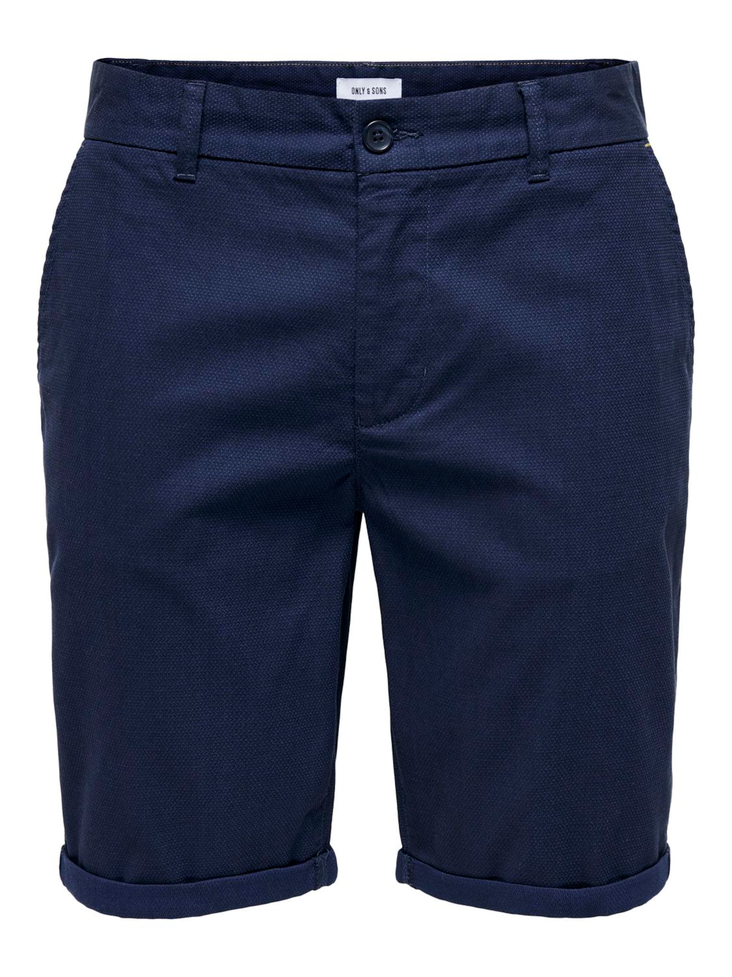 Only & Sons Shorts 'Peter Dobby' in Blau: Vorderseite