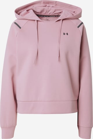 UNDER ARMOUR Athletic Sweatshirt 'Unstoppable' in Pink: front