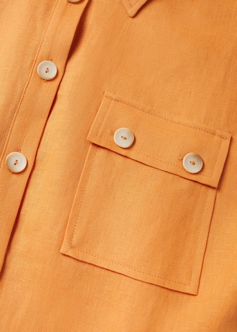 Robe-chemise 'Pepper' MANGO en orange