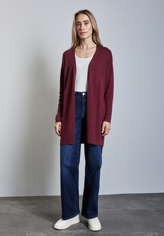 STREET ONE Langer Cardigan in Rot