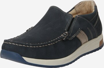 Bata Mocassins in Blauw: voorkant