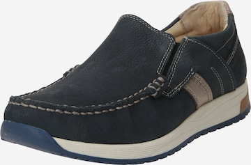 Bata Moccasin in Blue: front