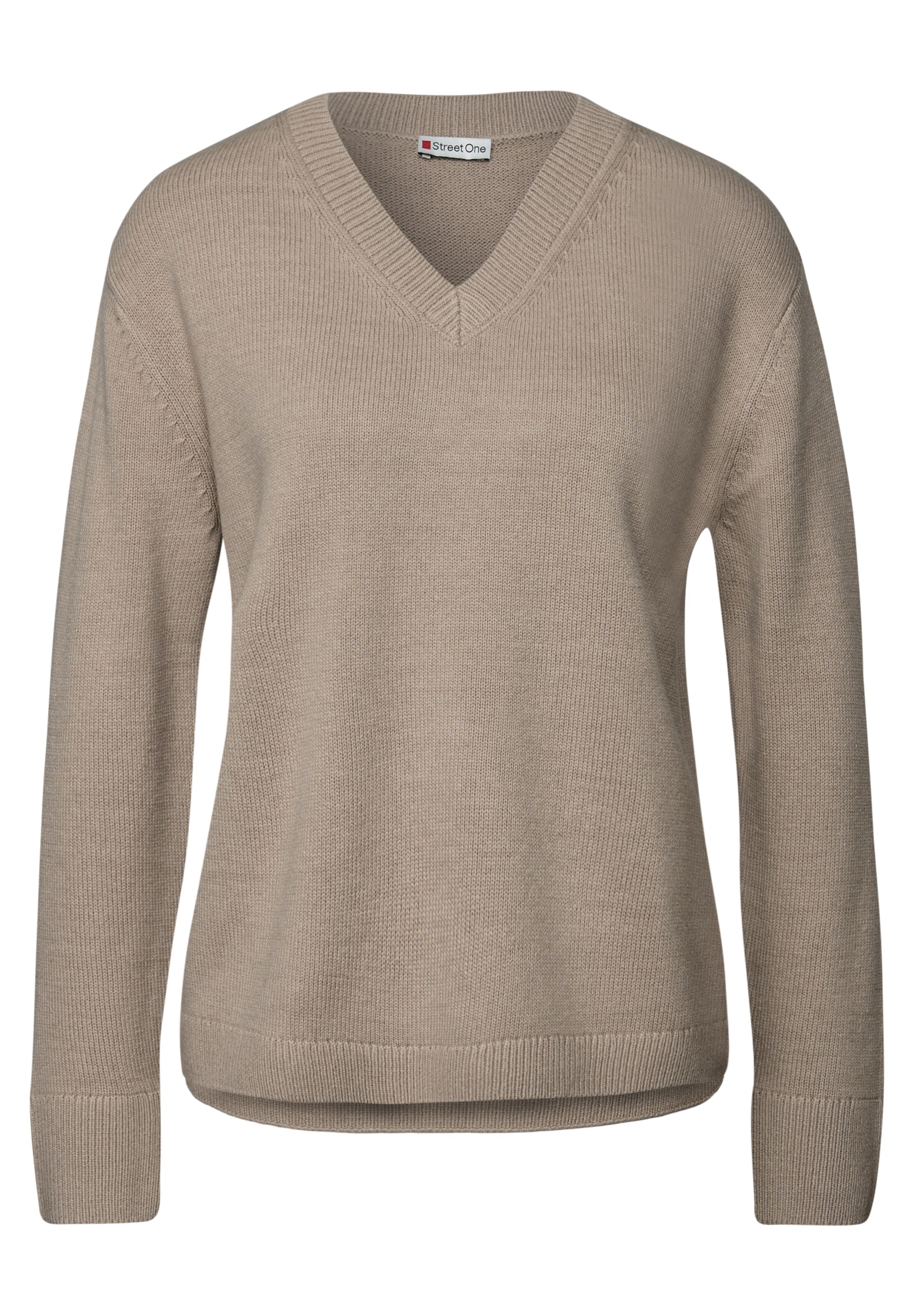 STREET ONE Pullover in Beige: Vorderseite