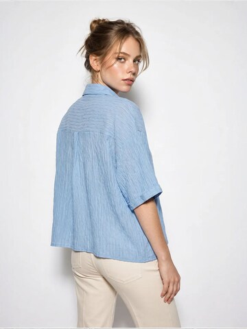 Bianco Lucci Shirt 'Hemden'‌‌‌‌‌‌ in Blau