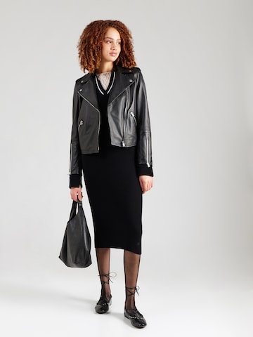 Robes en maille 'Samury' HUGO en noir