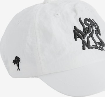 Chapeau smALLSAINTS en blanc : devant