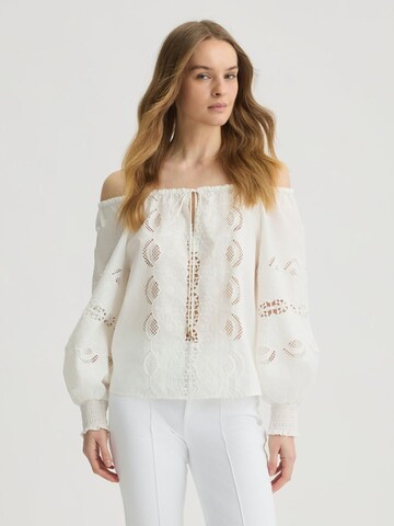 Liu Jo Bluse in Beige: Vorderseite