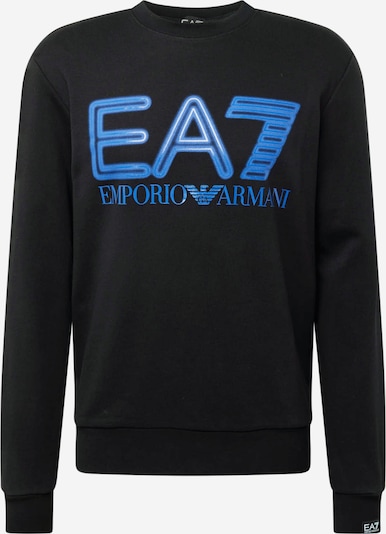 EA7 Emporio Armani Sweat-shirt en bleu / noir, Vue avec produit