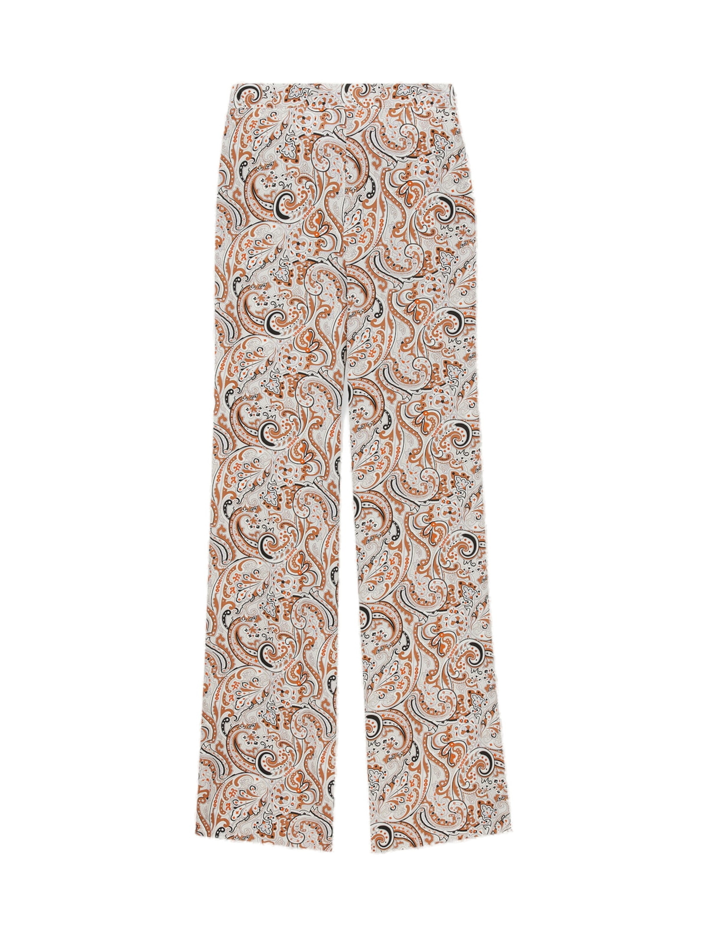 Wide Leg Pantalon MADELEINE en mélange de couleurs : devant