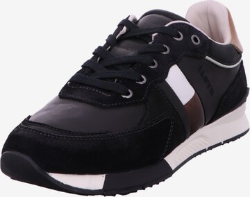 LLOYD Athletic Lace-Up Shoes in Black: front