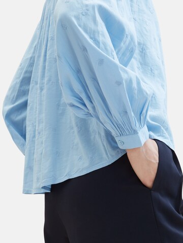 TOM TAILOR Bluse in Blau