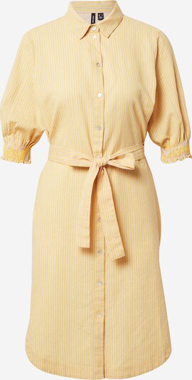 VERO MODA Robe-chemise 'ANNABELLE' en jaune / blanc, Vue avec produit