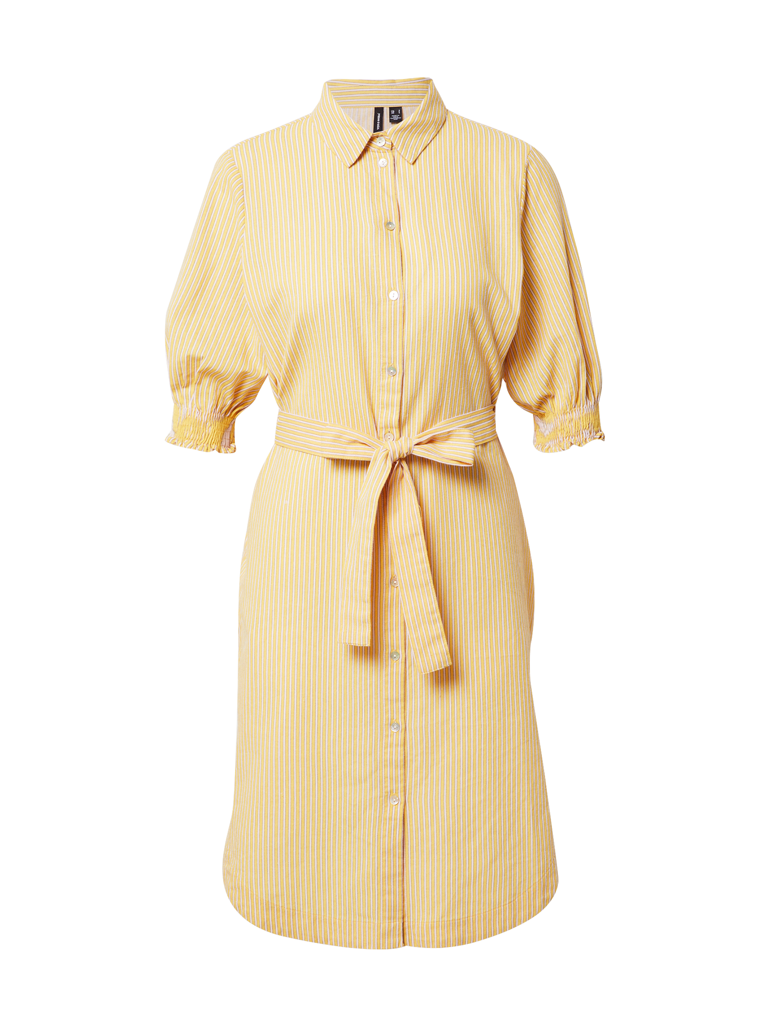 Odzież cvNPt VERO MODA Sukienka koszulowa ANNABELLE w kolorze Żółtym 
