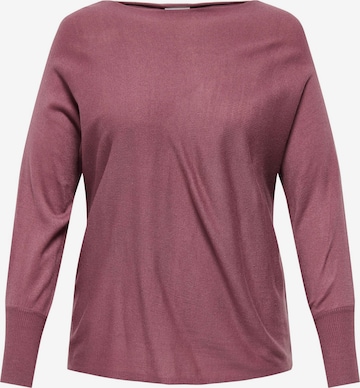 Pull-over 'CARAida' ONLY Carmakoma en rose : devant
