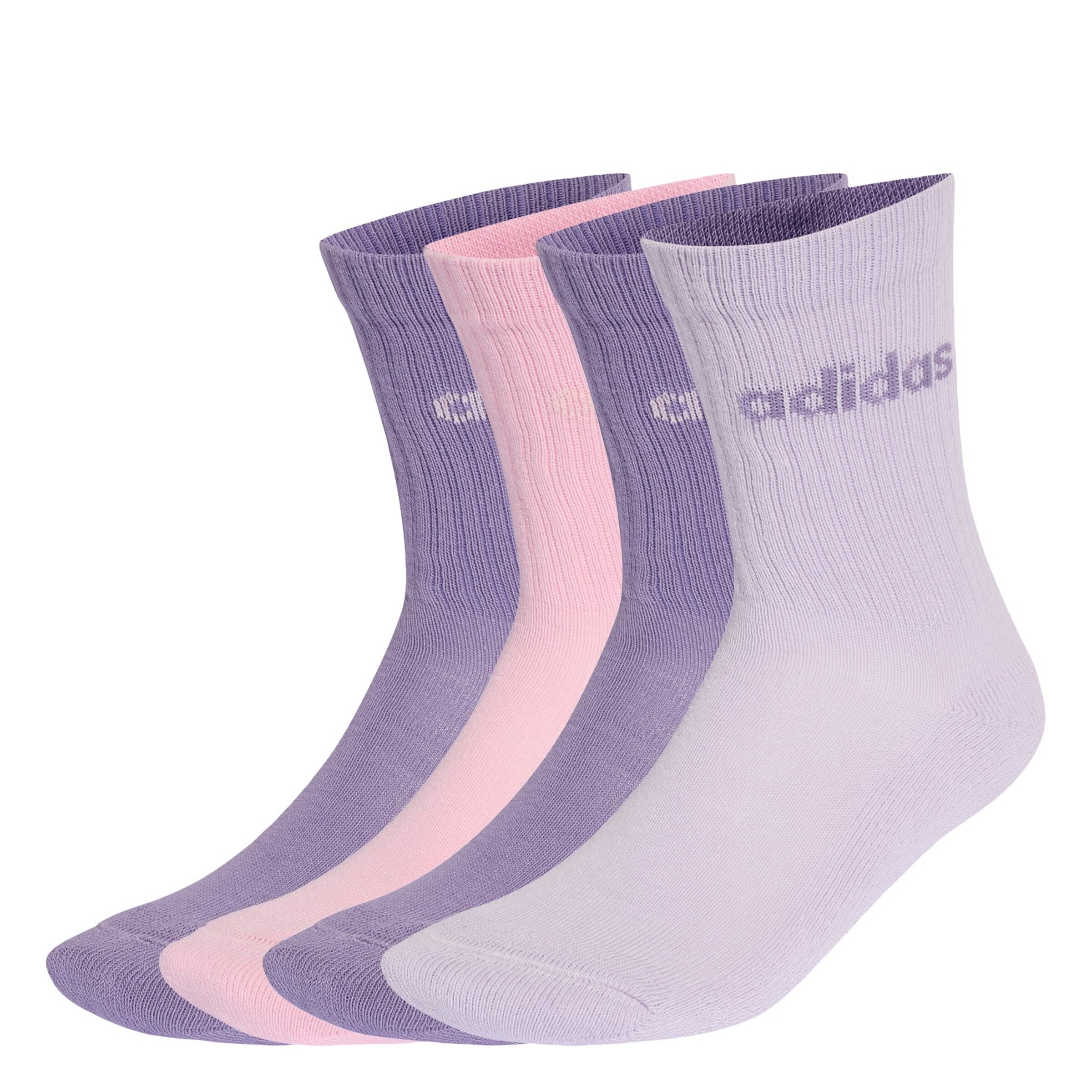 ADIDAS PERFORMANCE Sportzoknik 'Linear Crew' - lila: elől