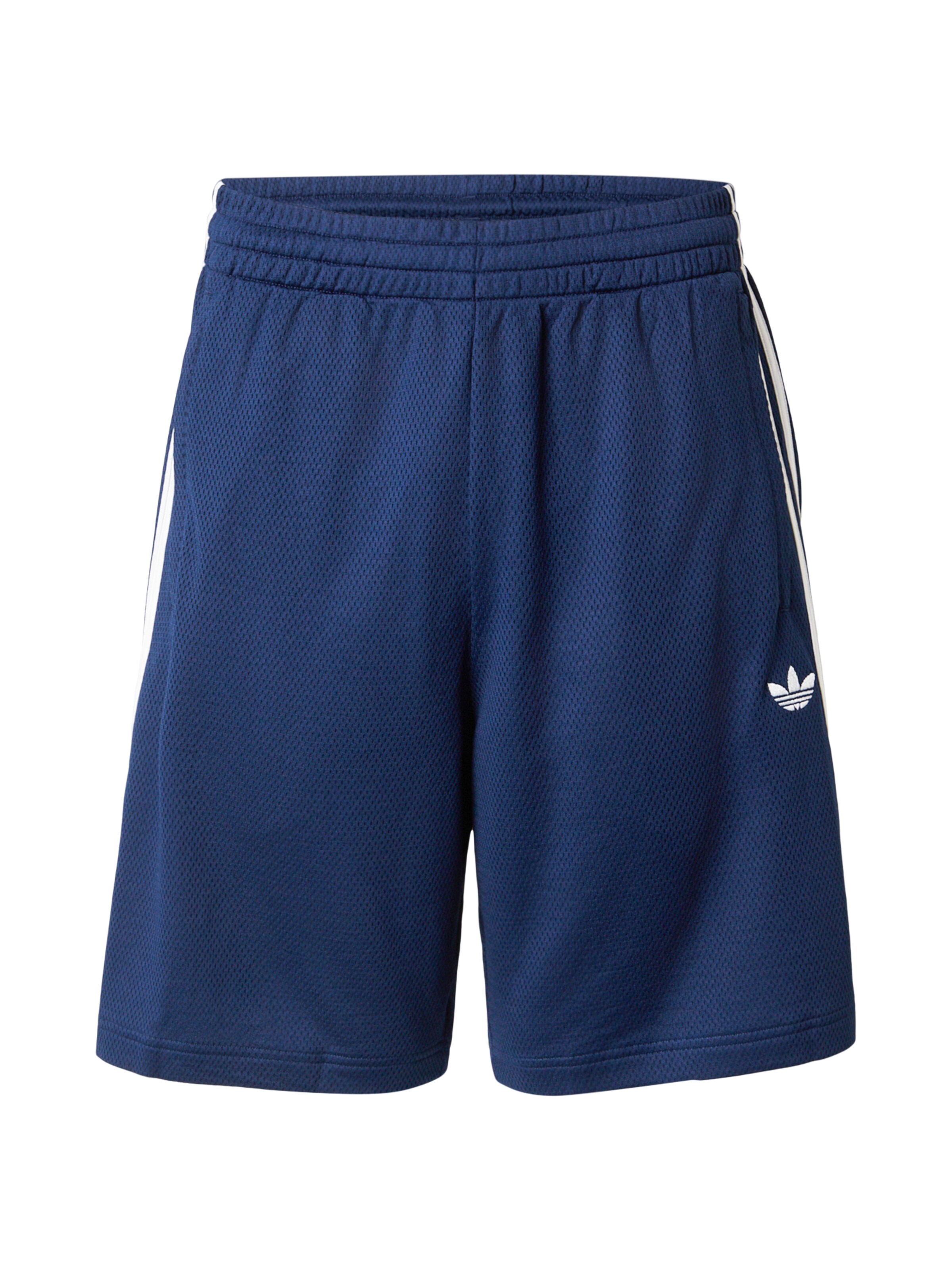 ADIDAS ORIGINALS Pantalon en bleu marine / blanc, Vue avec produit