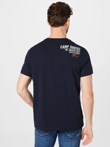 CAMP DAVID T-Shirt in Blau