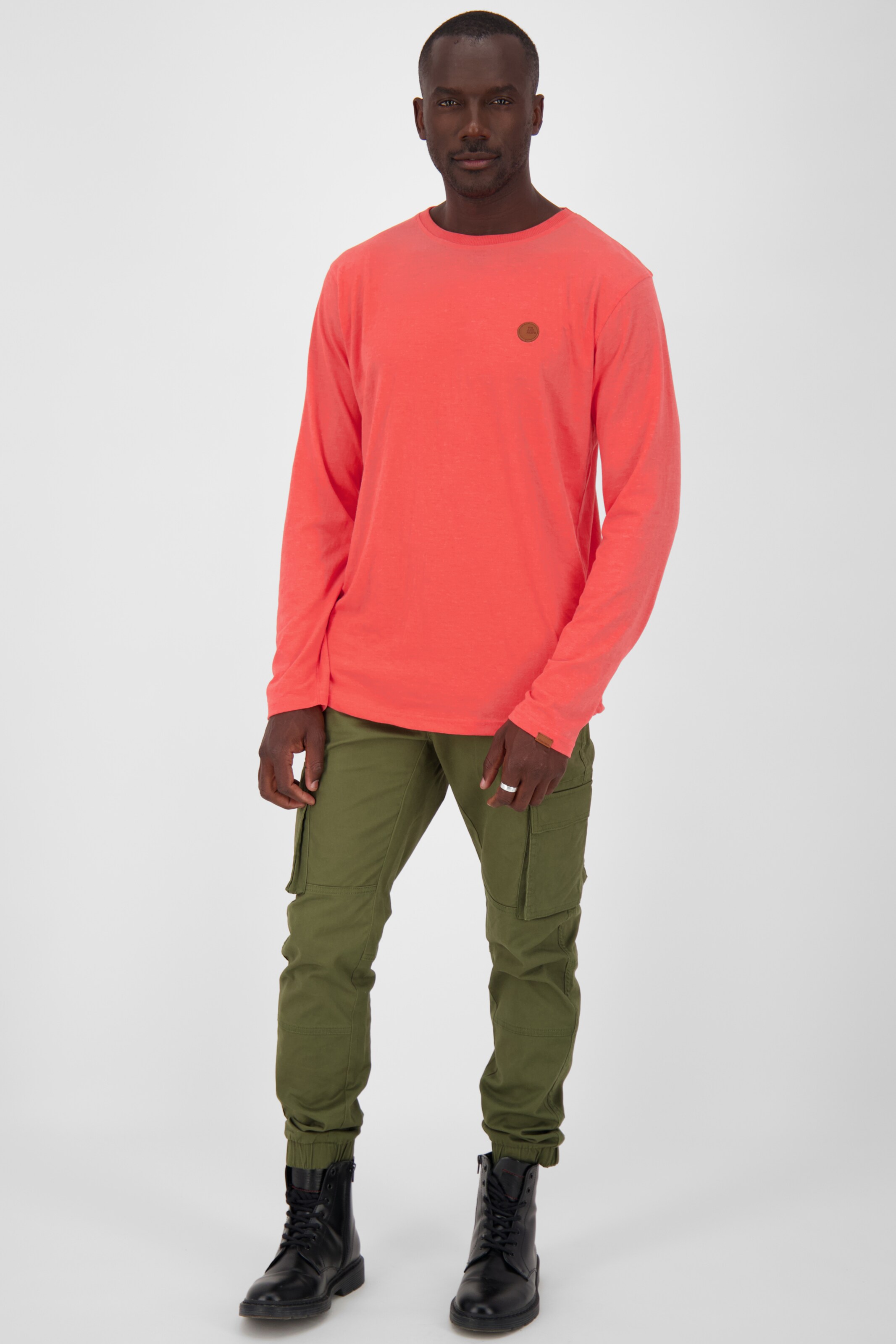 Männer Große Größen Alife and Kickin Shirt 'Alex' in Rot - GM27593 Männer Große Größen Alife and Kickin Shirt 'Alex' in Rot - GM27593