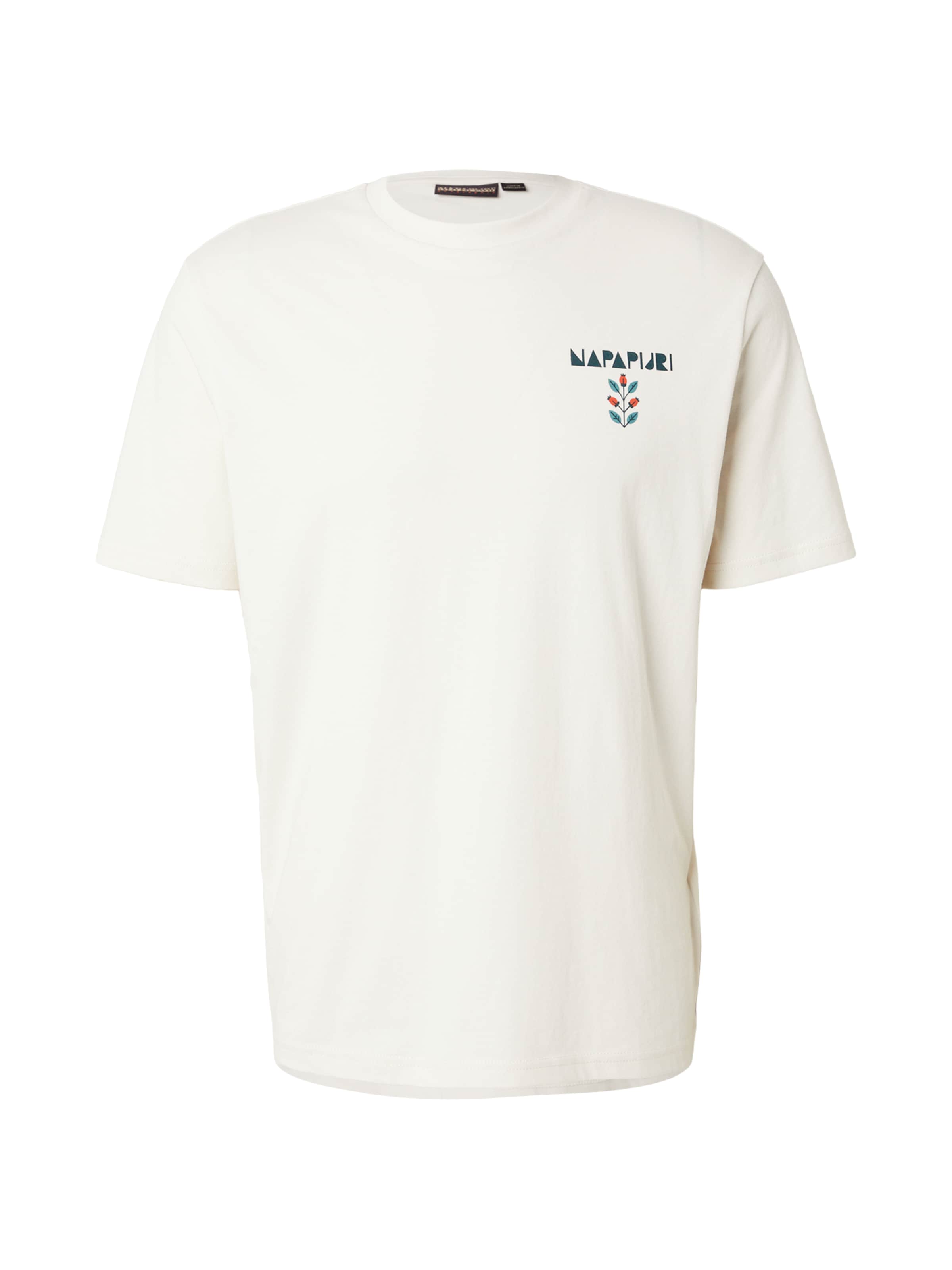 NAPAPIJRI - Camiseta 'S-SWHOL' en blanco: frente