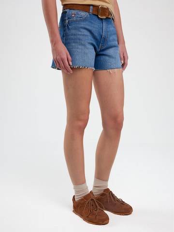 BIG STAR Regular Broek 'Authentic Girl' in Blauw