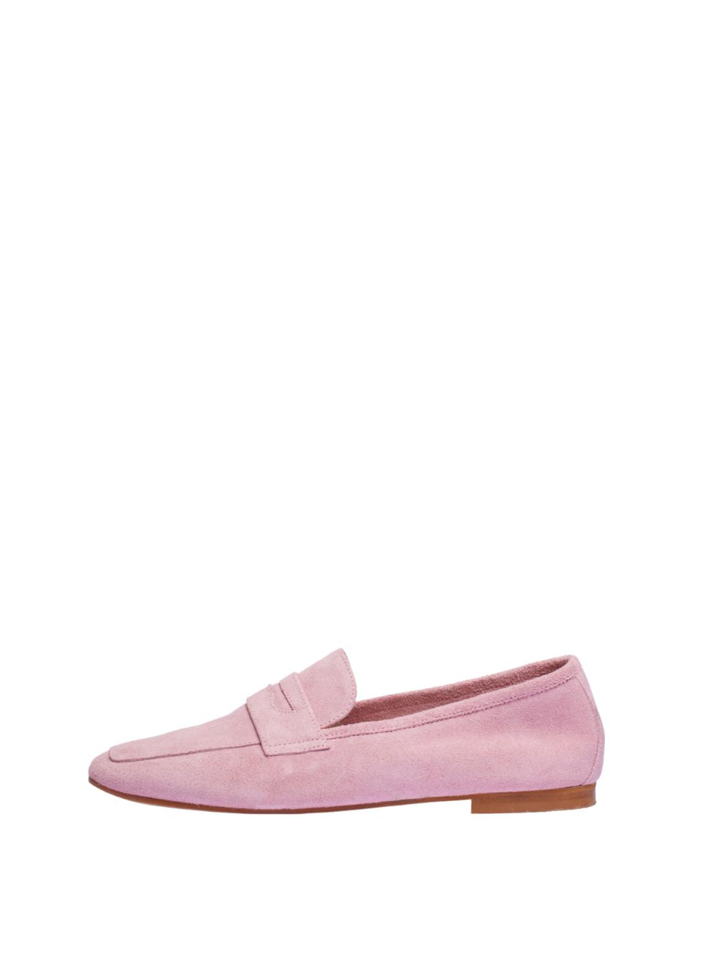 Flarelle Moccasin 'Sole di Viale' in Pink: front