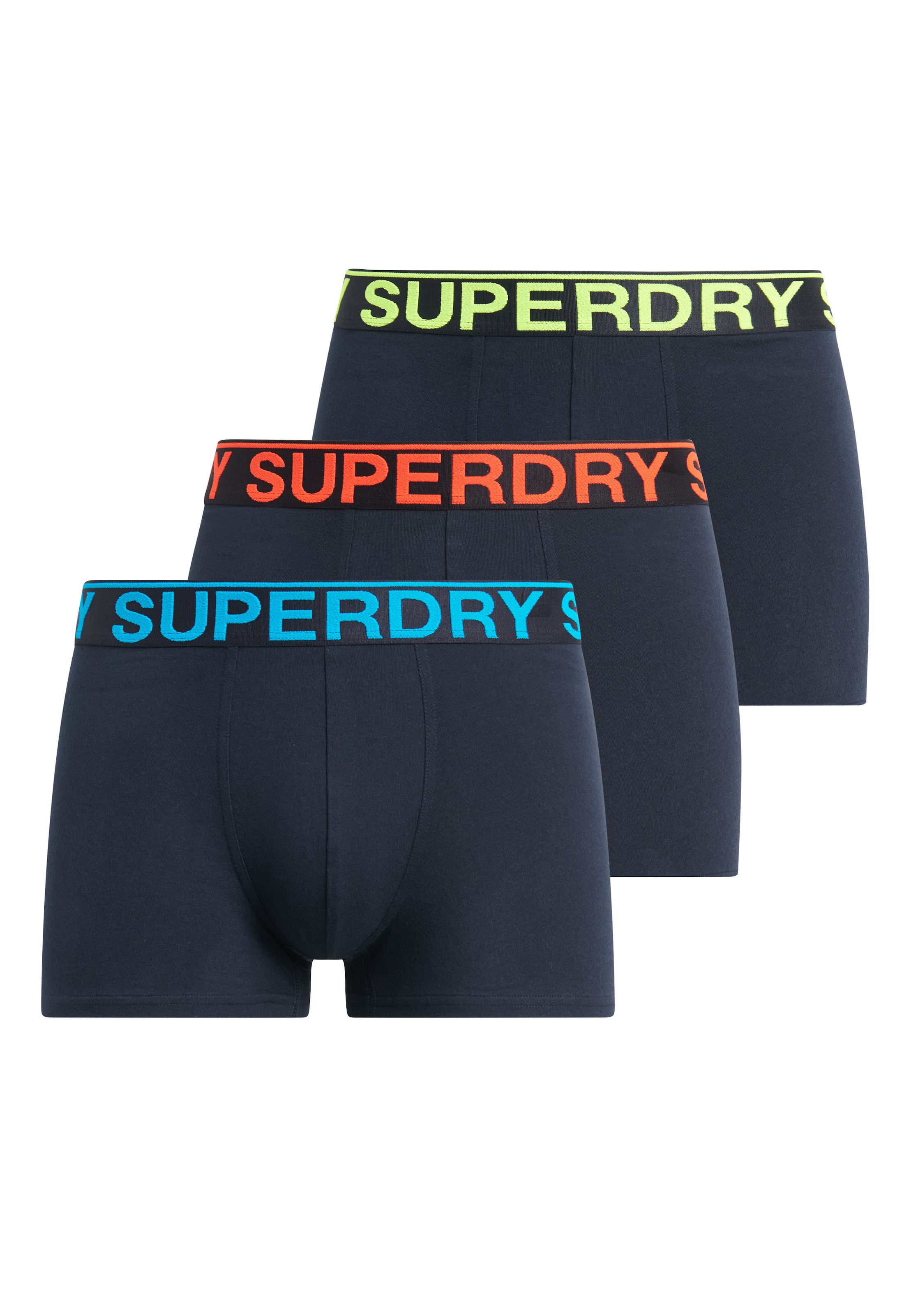 mėlyna Superdry Boxer trumpikės: priekis