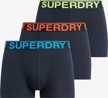 Boxers Superdry en bleu : devant