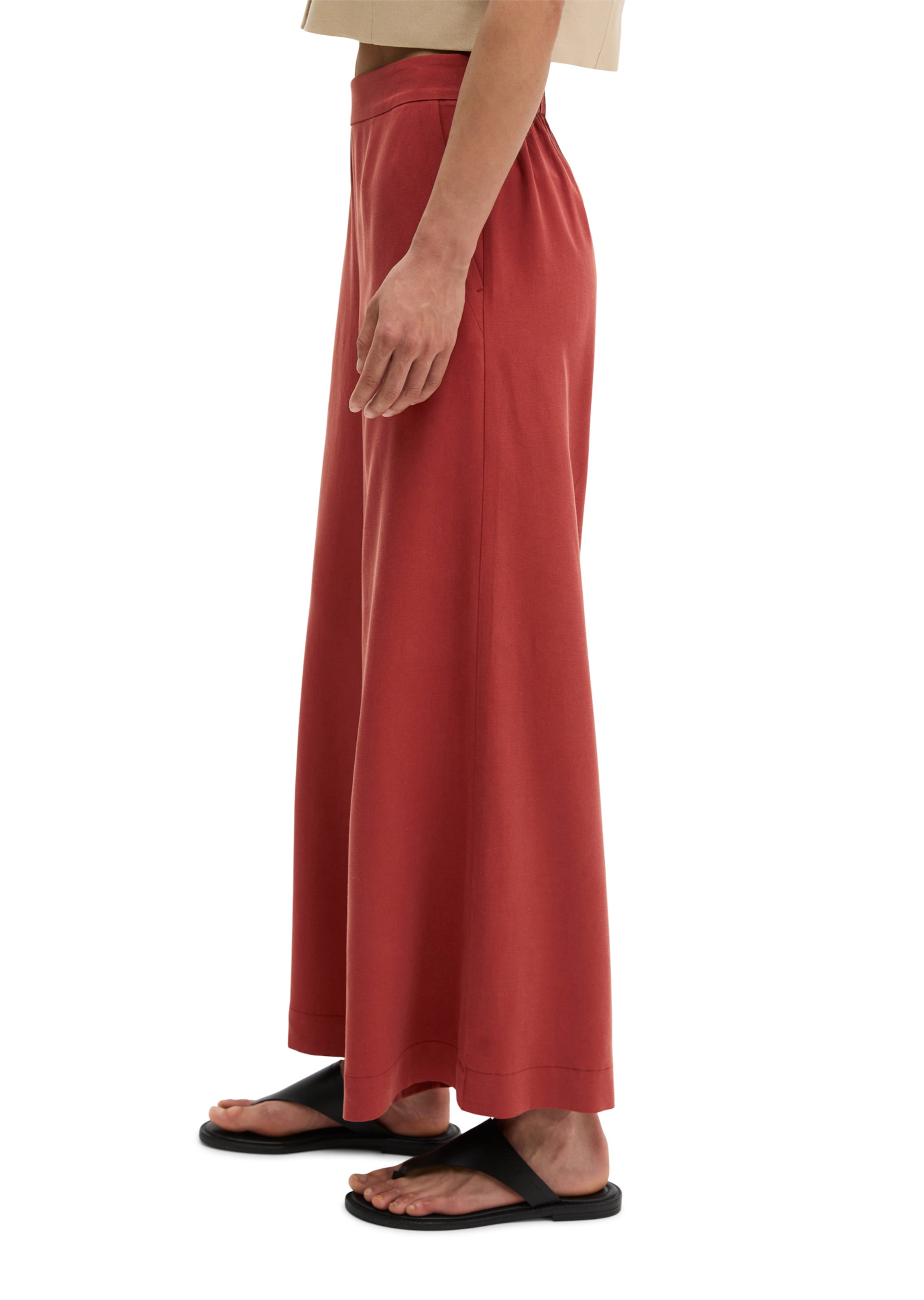 Wide Leg Pantalon Marc O'Polo en rouge