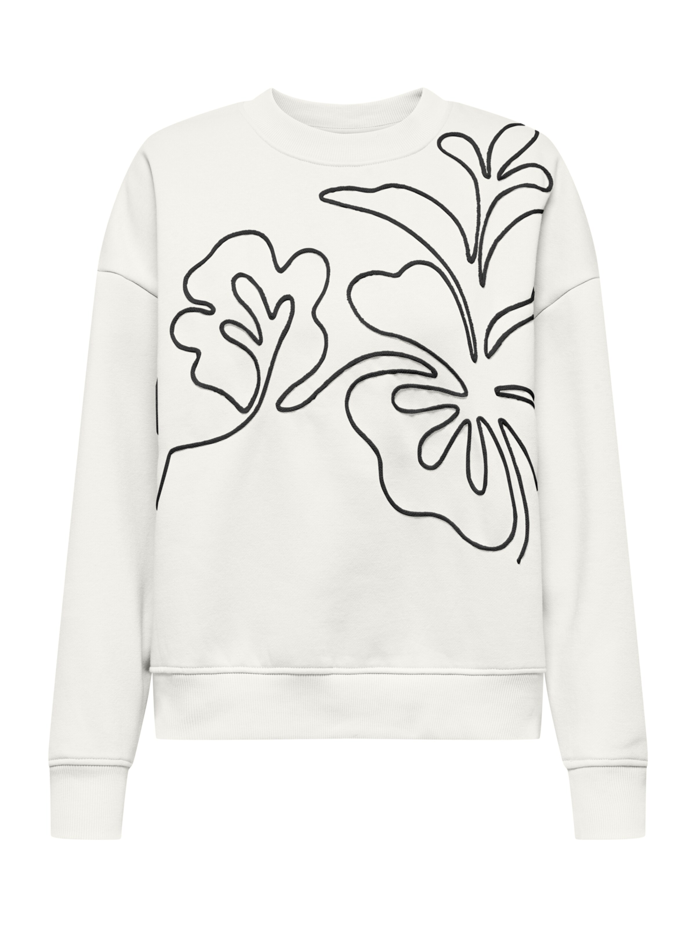 Sweat-shirt 'JDYCANOA' JDY en blanc : devant