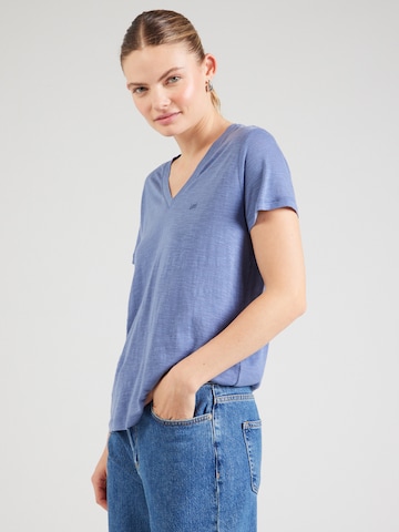 Lee T-Shirt 'V NECK TEE' in Blau: Vorderseite