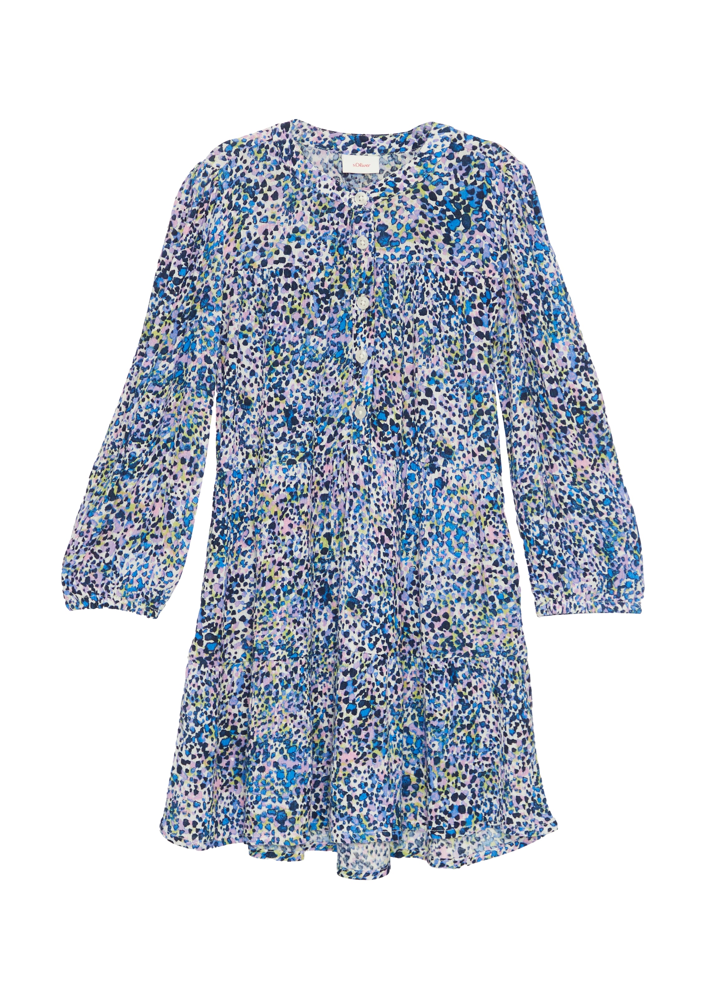 s.Oliver Kleid in Blau: Vorderseite