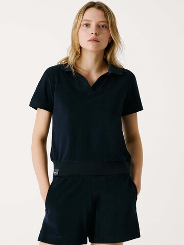 Red Bull Racing x Pepe Jeans Poloshirt in Schwarz: Vorderseite