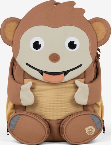 Affenzahn Backpack 'Großer Freund' in Brown: front