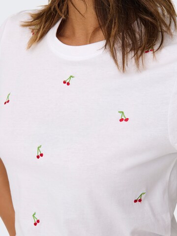 Maglietta 'ONLKETTY' di ONLY in bianco