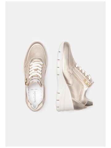 Nero Giardini Platform trainers in Gold