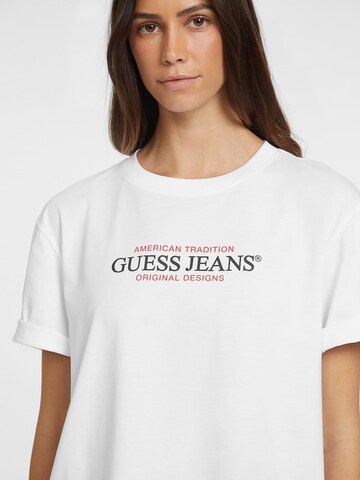 T-shirt GUESS JEANS en blanc