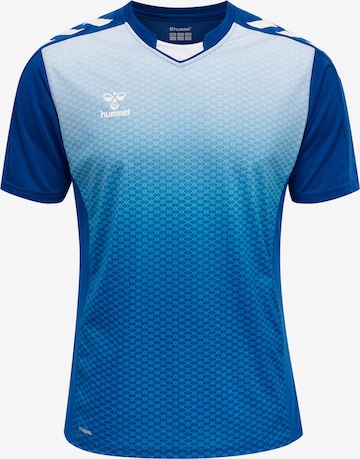 Hummel - Camiseta de fútbol en azul: frente