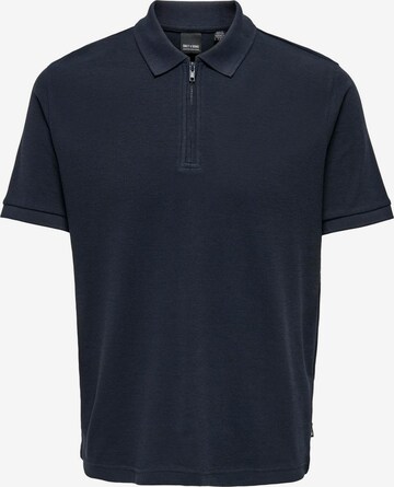 Only & Sons Shirt 'MIKE' in Blue: front