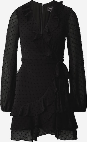 Robe Bardot en noir : devant