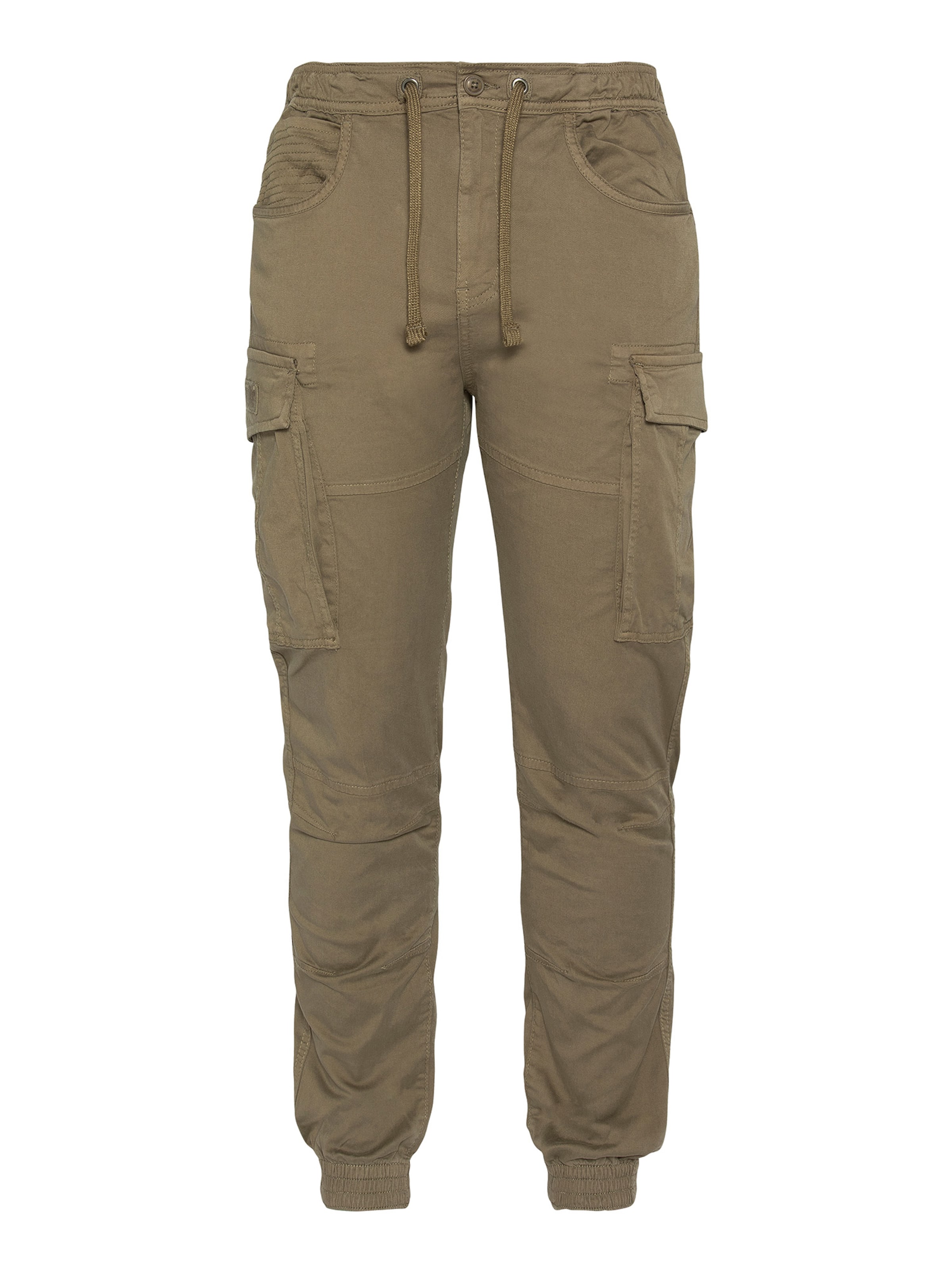 Schott NYC Cargo Pants in Green: front
